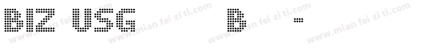 BIZ USGothic Bold字体转换